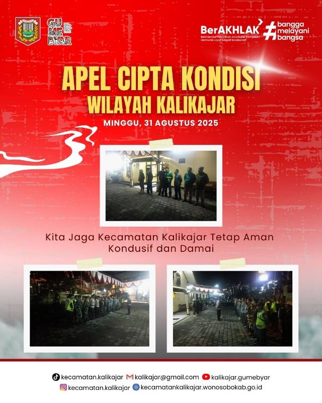 Apel Cipta Kondisi Wilayah Kalikajar, 31 Agustus 2025